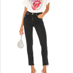 AGOLDE Toni Mid Rise Straight Jeans